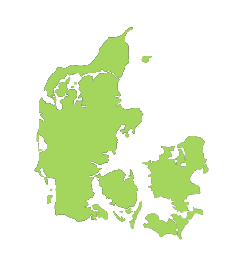 Danmarks kort, fordi talkiing er hosted i danmark